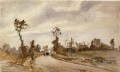 route de saint germain louveciennes 1871 Camille Pissarro
